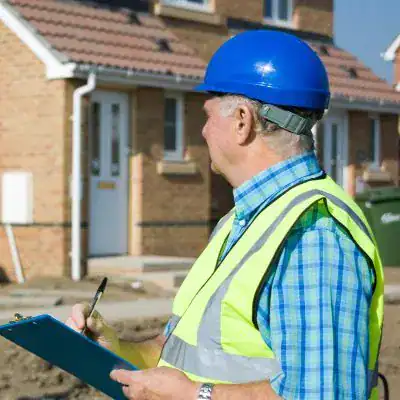 What is the minimum distance between 2 houses? 3 image of surveyor at Faulkner Party wall surveyors Wokingham : Minimum Distance between two houses Wokingham