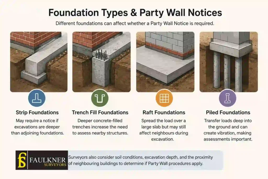How Do Construction Methods Affect Party Wall Requirements? A Homeowner’s Guide 1 How Do Different Foundation Types Influence Party Wall Notices Wokingham?