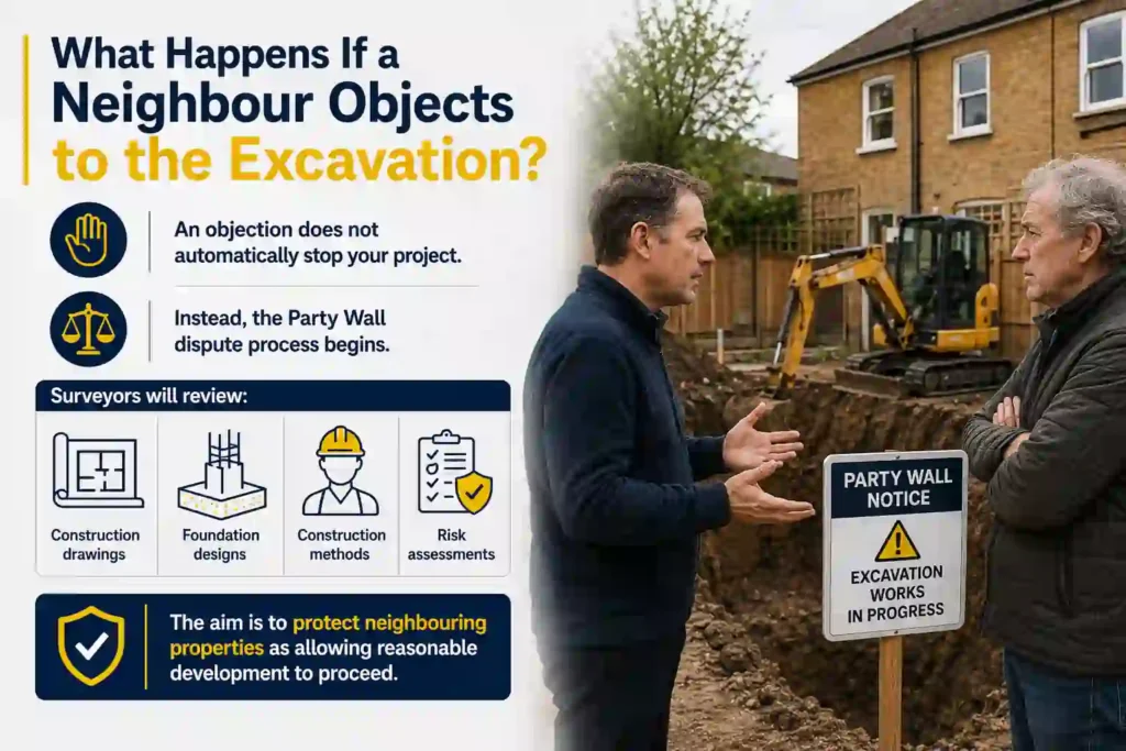 The Complete Guide to Section 6 Excavation Notices 3 What Happens If a Neighbour Objects to the Excavation Wokingham